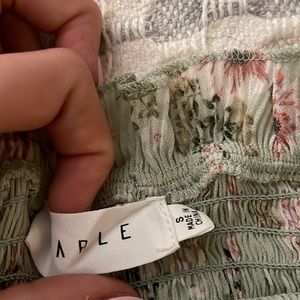 Green floral Vici Dolls dress